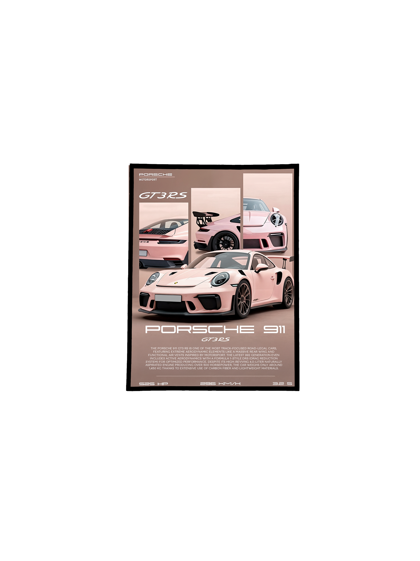 Porsche GT3 RS Róż